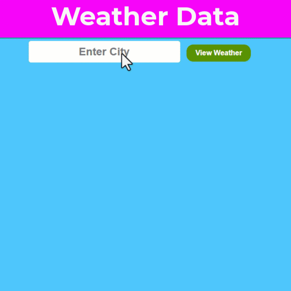 Weather Data