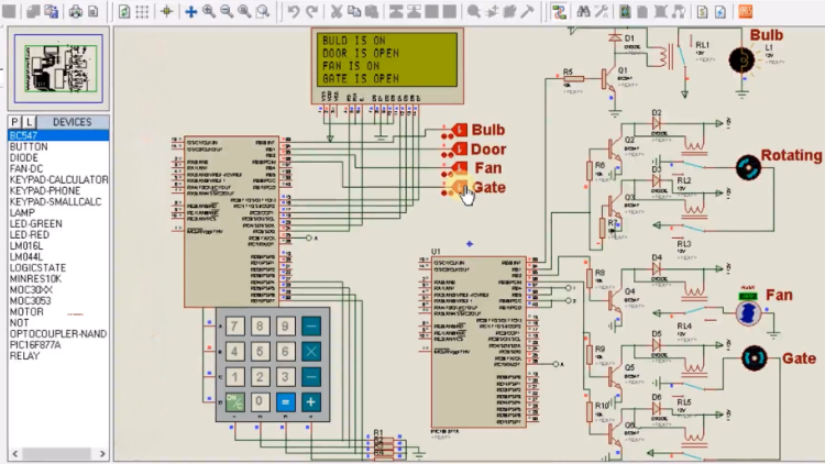 37. Password Based Wireless Home Automation System